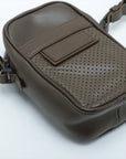 Bottega Veneta Leather Shoulder Bag Karki E.L.U.