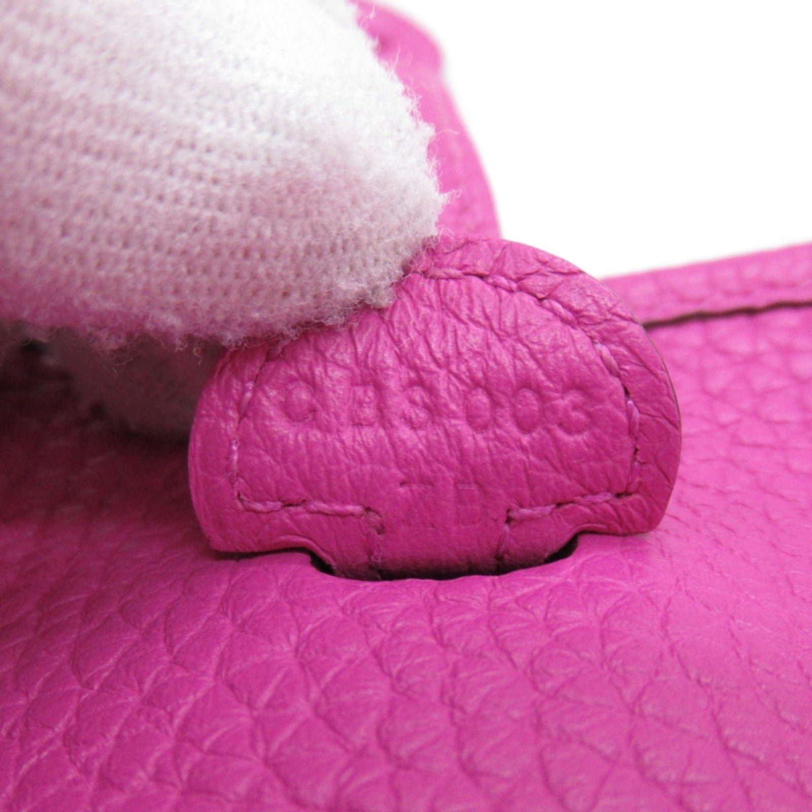 Hermes Everin Amazon TPM Magnolia Shoulder Bag Leather ant  Pink Shirt
