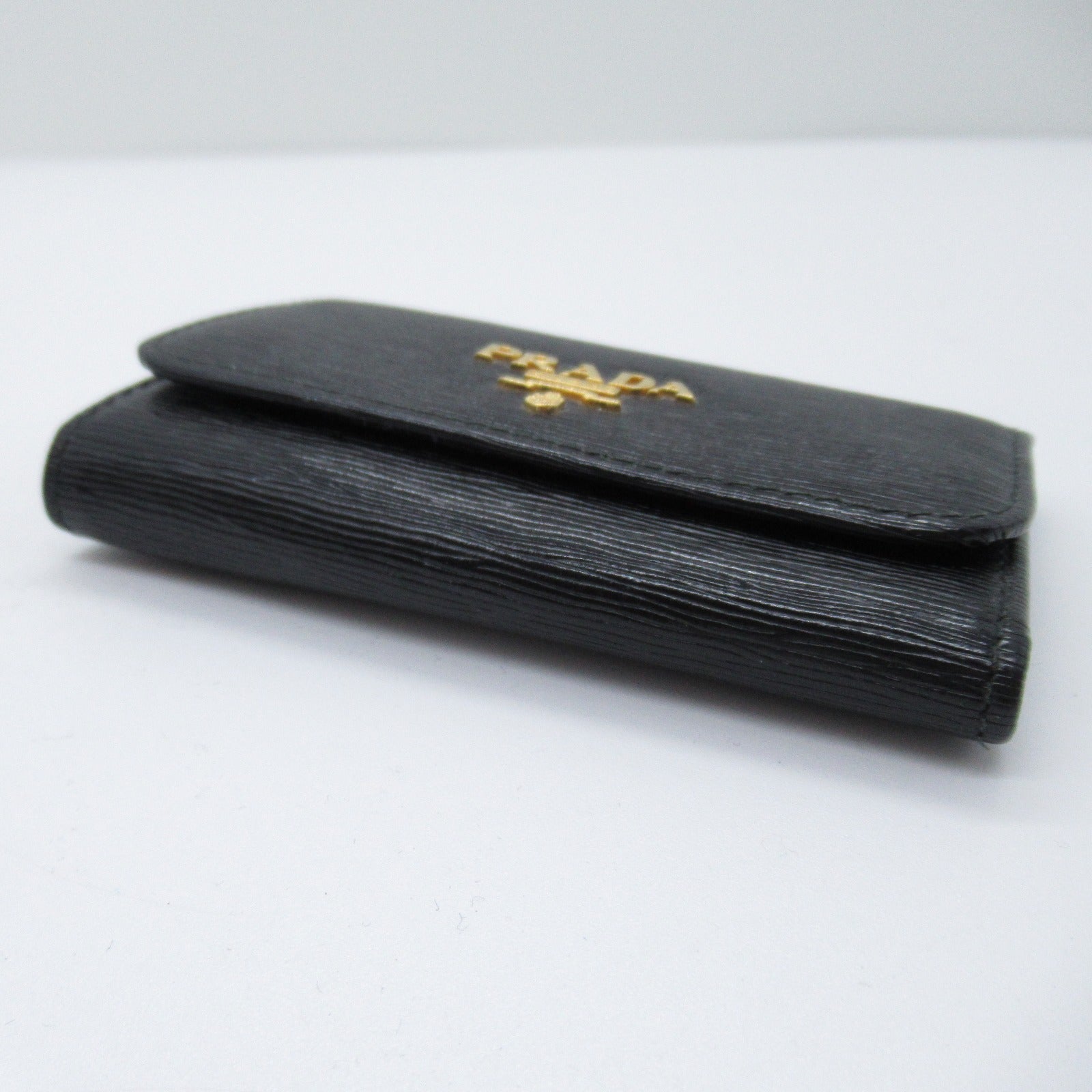 Prada Prada 6  Keycase Keycase Accessories Sapphire Leather   Black Box