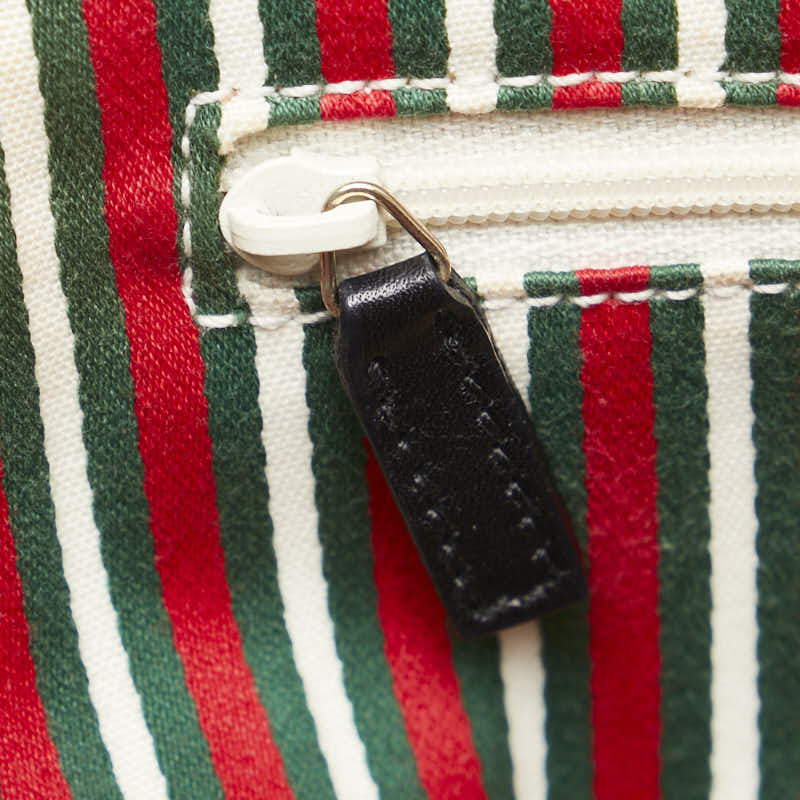 Gucci GG Canvas Interlocking G Handbag 169971 Black Canvas Leather  Gucci