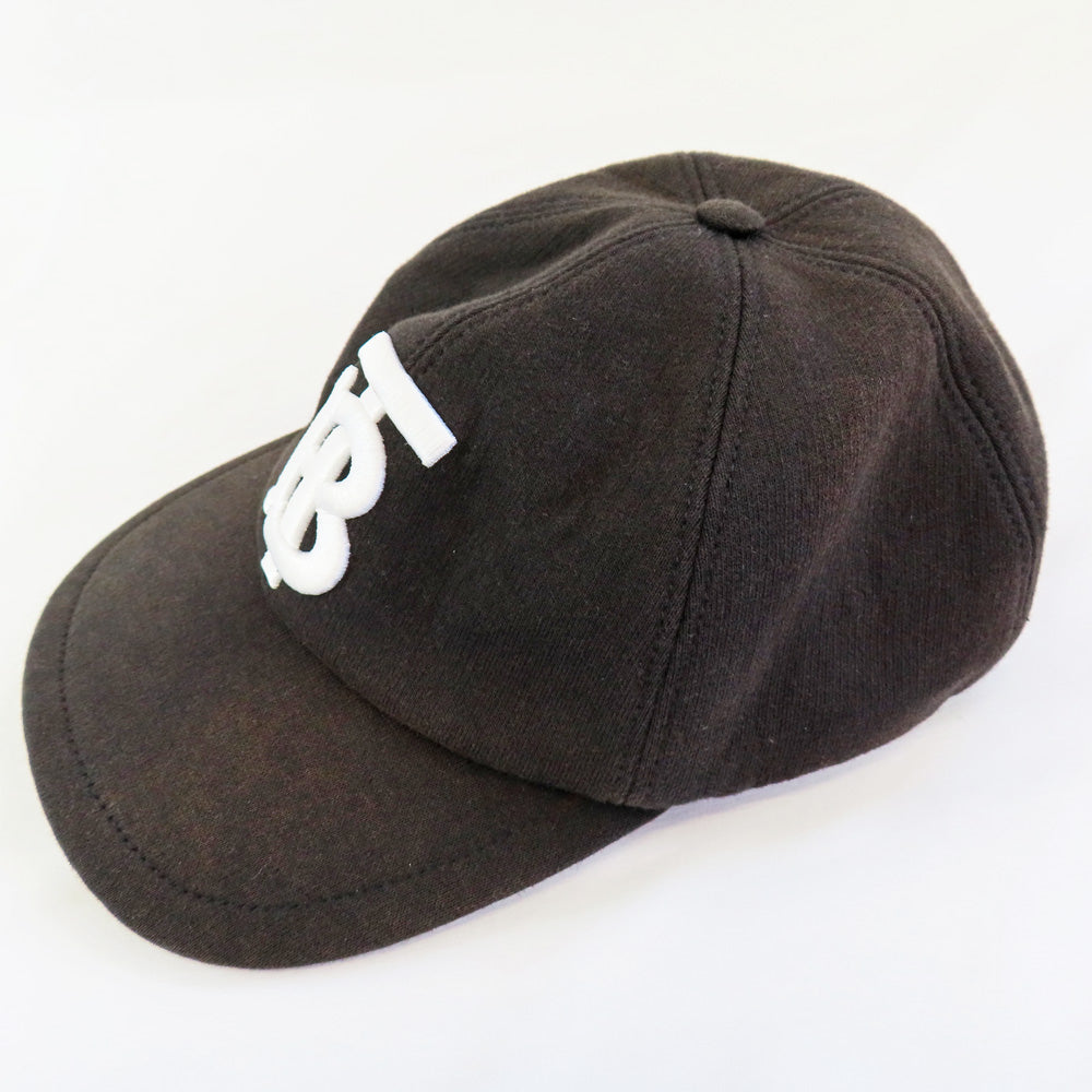 Burberry Cap Suede Black  Size L Black Cotton 100% CAP Hat Fashion  Small Others