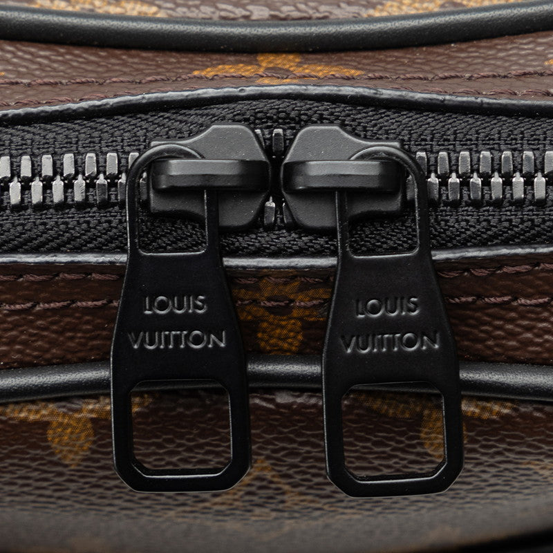 Louis Vuitton Monogram Solar R Unit Side Bag Shoulder Bag Body Bag 2WAY M44477 Brown Black PVC Leather  Louis Vuitton