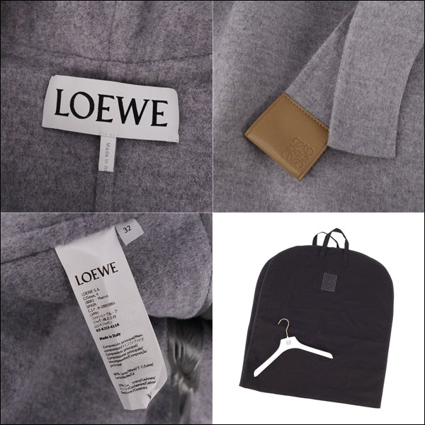 Loewe Coat Belted Long Coat Wool Double Face Out  Made in Italy 32 (equivalent to XS) Gr  Belted