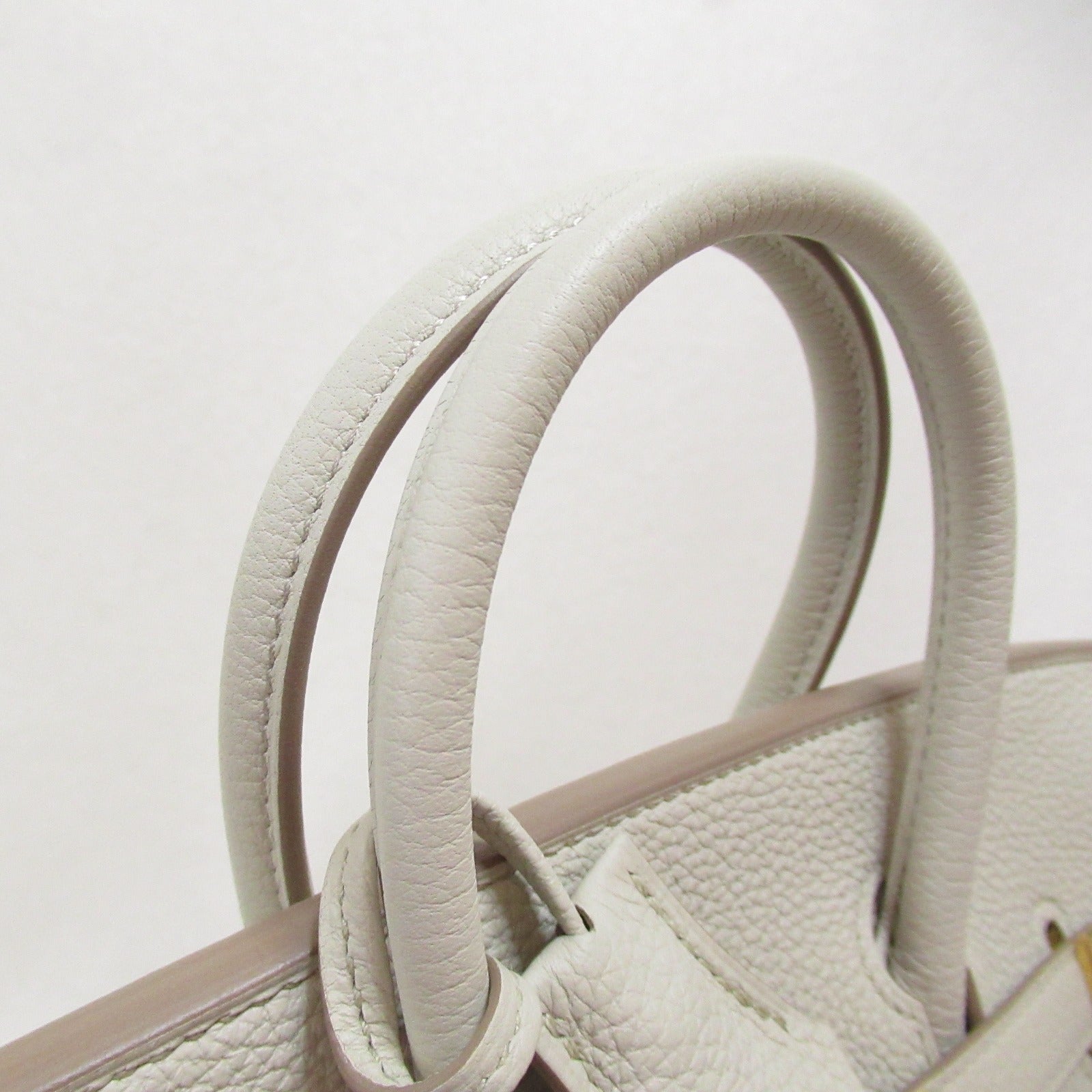 Hermes Birkin 25 Vietnamese Handbag Handbag Handbag Leather Togo  White