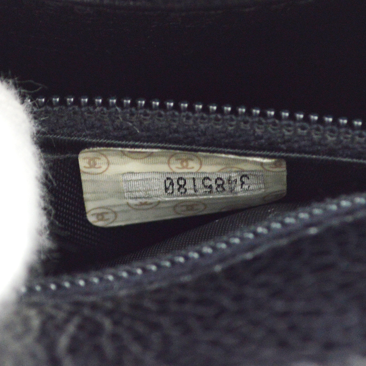 Chanel Black Caviar Belt Bum Bag 