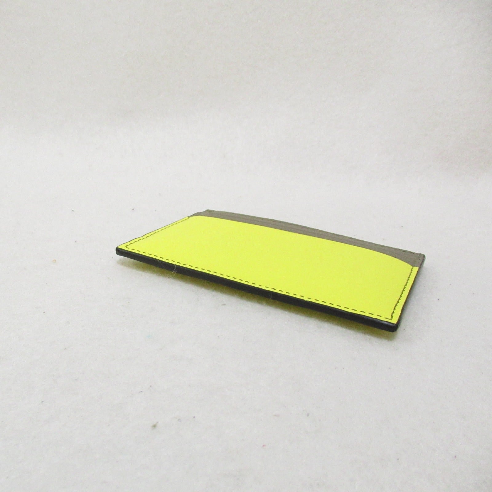 Loewe LOEWE Card Box Accessories  Leather  Brown Yellow C314322X011817