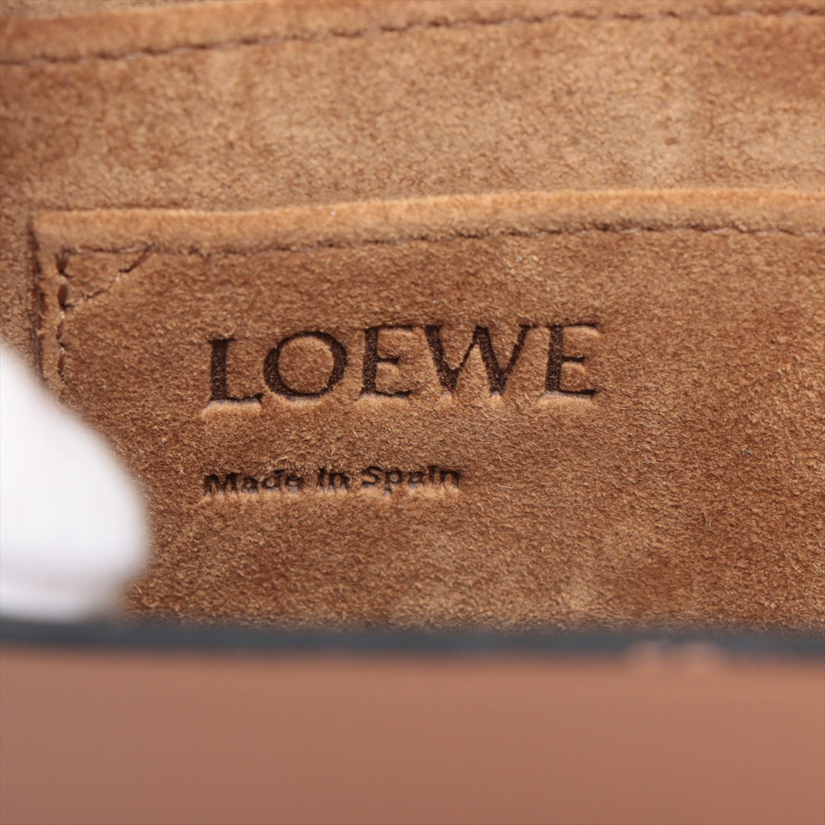 Loewe Gate Bag 小號皮革單肩包 棕色伯爵