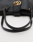 Gucci GG Marmont Leather Tote Bag Black 649577