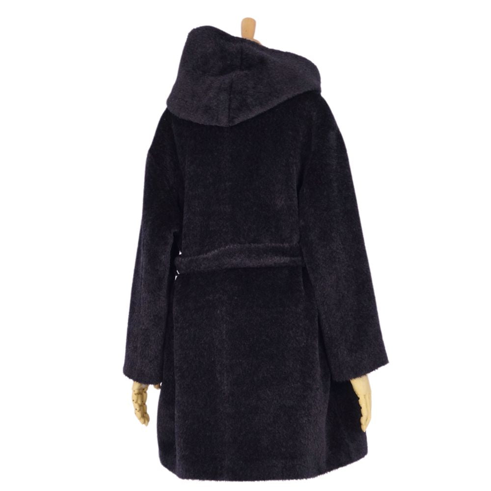 Max Mara Studio Coat Long Coat Alpacca   JI36 USA2 FB34 GB4 (S equivalent) Black