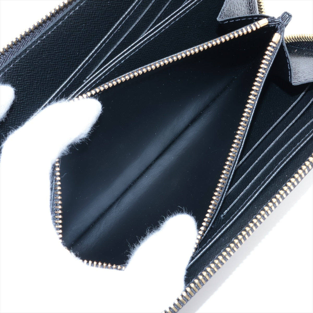 Louis Vuitton Epi  Wallet M68755 Noir Round Zip Wallet