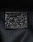 Gucci GG canvas Tote bag 120836 Black canvas leather ladies Gucci