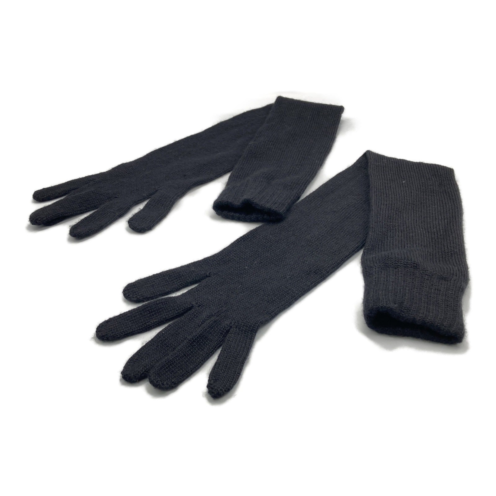Prada Prada Long Gloves Handbag  Cashmere Silk  Black