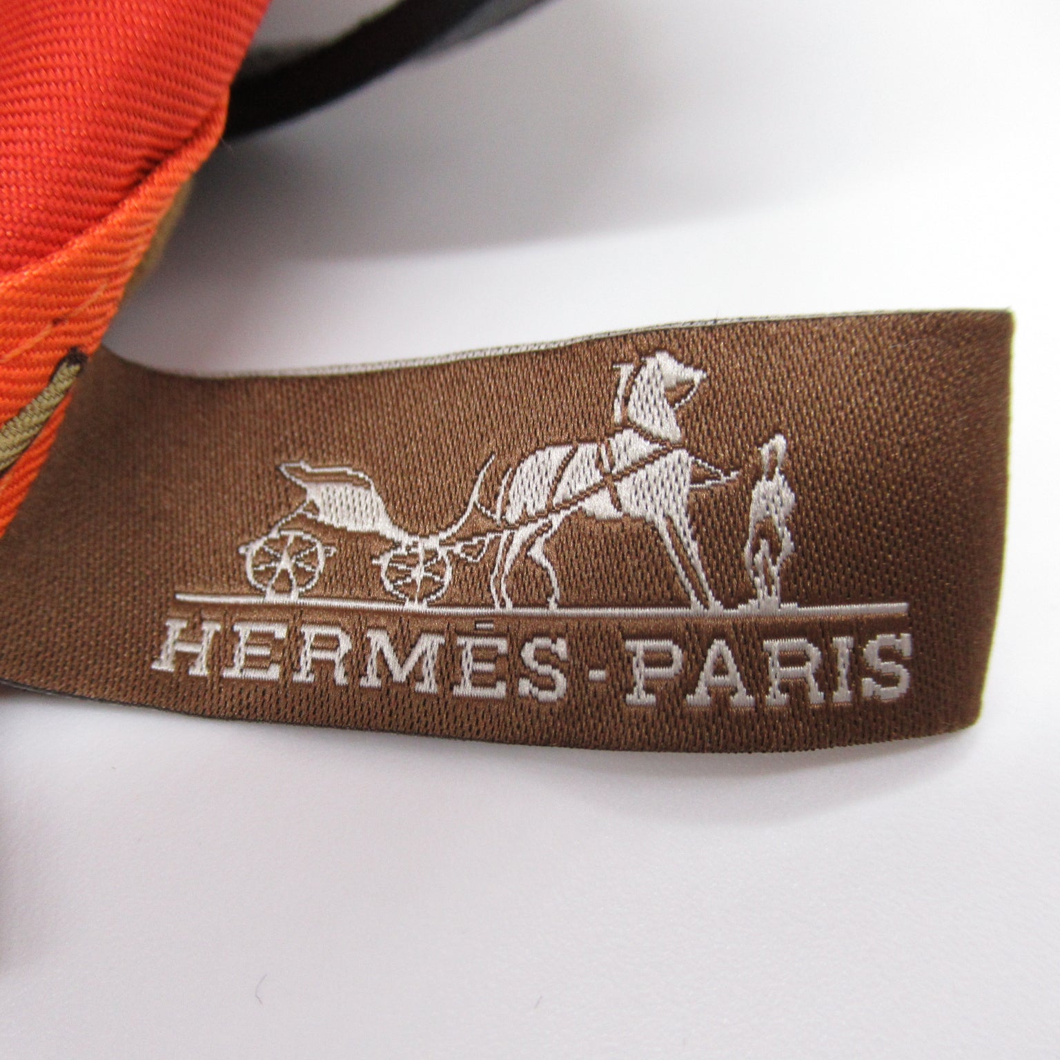 Hermes Musardine Black/Orange Shoulder Bag Silk  Woods Warpsoon  Orange/Black ()