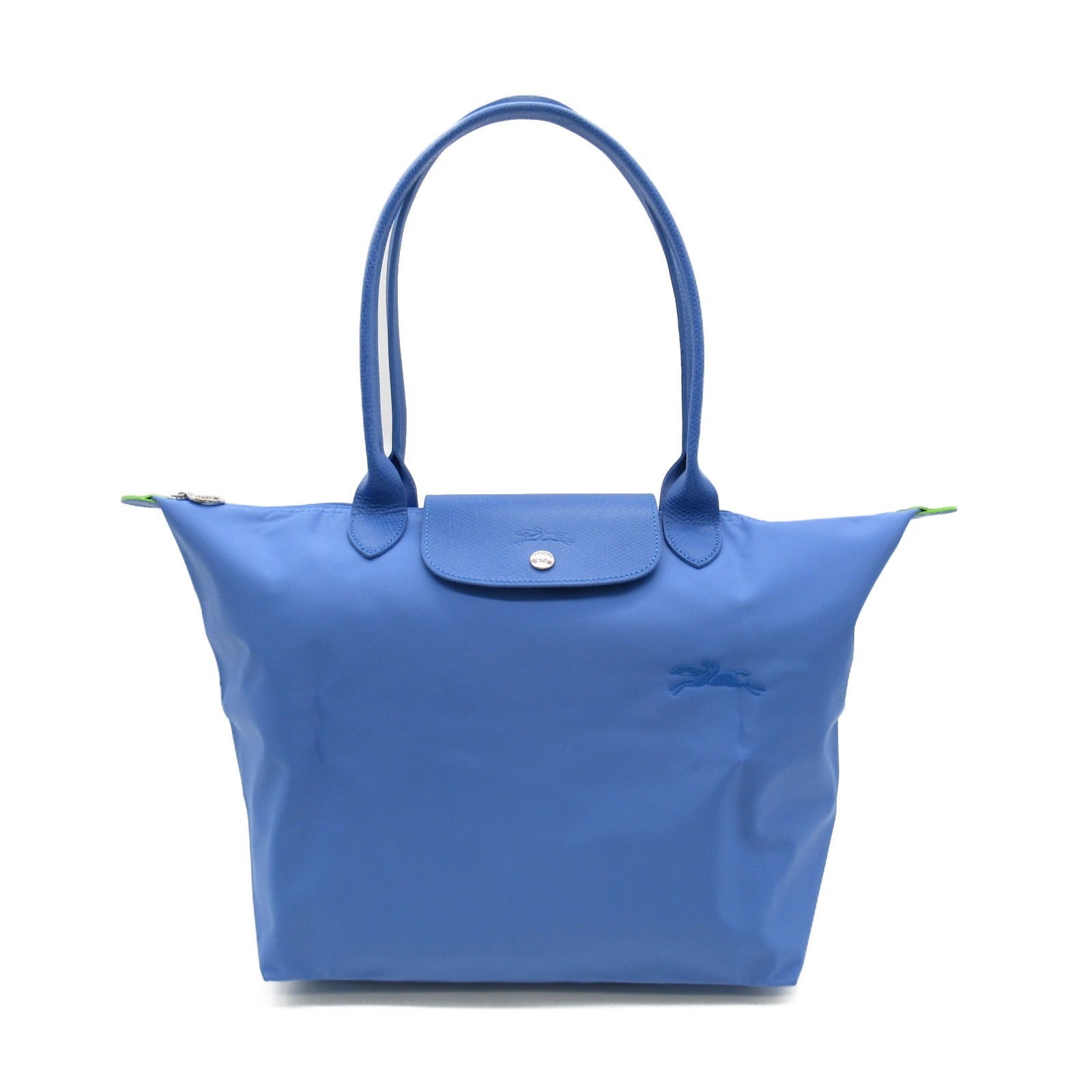 Longchamp Le Priorage Green L Shoulder Bag Bag Recycled Polyamide  Blue Corn Flower L1899919P82