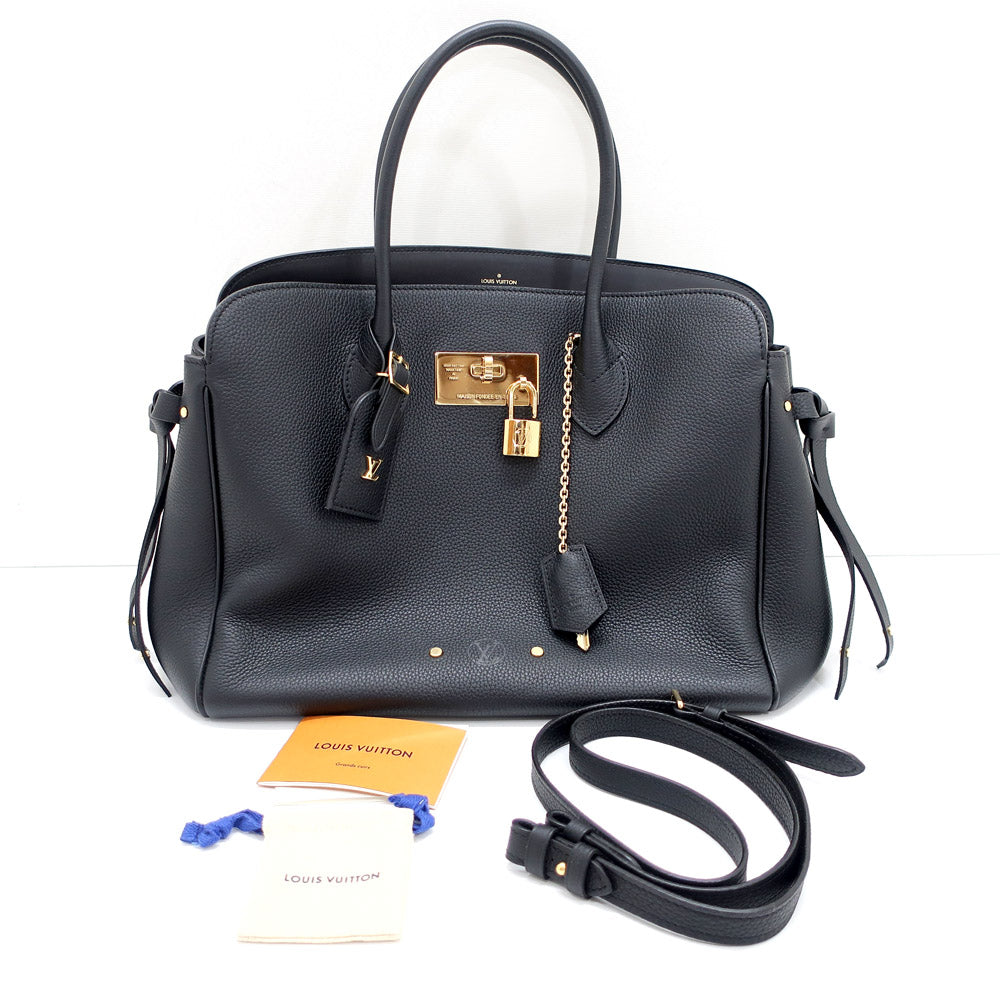 Louis Vuitton M54348 Noir M54348 Padlock Handbag 2WAY Black Black G