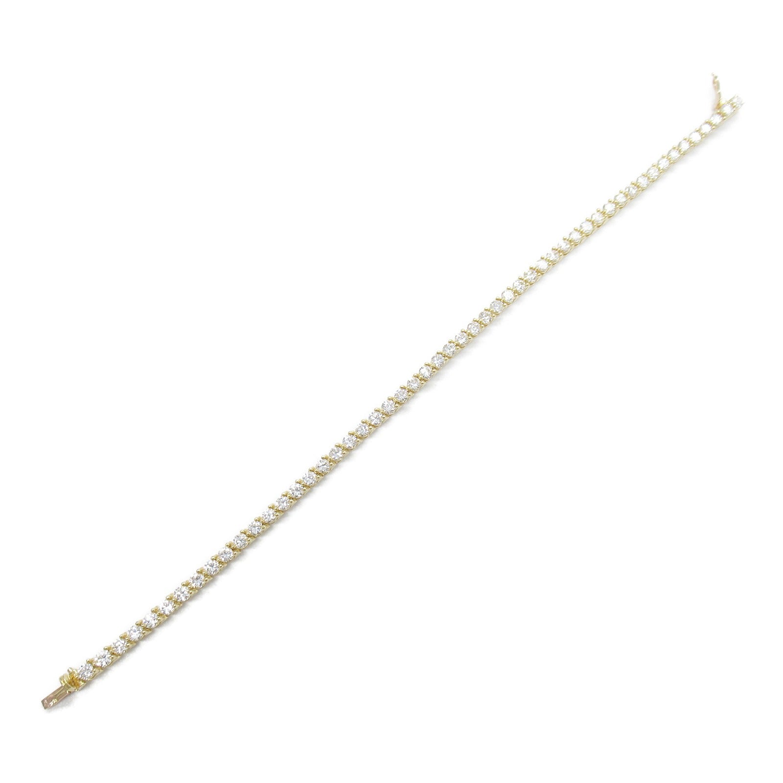 Cartier Essential Line Diamond Tennis Bracelet Armband Accessories K18 (Yellow G) Diamond  Clearance