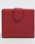 Gucci Interlocg G 615525 Leather Wallet Red Earl