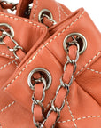 Chanel Pink Lambskin Bucket Shoulder Bag