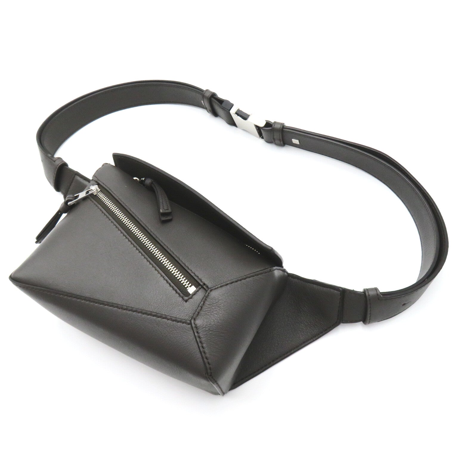 Loewe Puzzle Bum Bag Mini Shoulder Bag Shoulder Bag  Classic Calfskin  Dark Gr B510EB1X031220