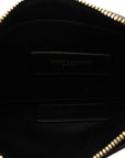 Saint Laurent Tenny Monogram Backpack Bill Poch Black Gold Leather  Saint Laurent