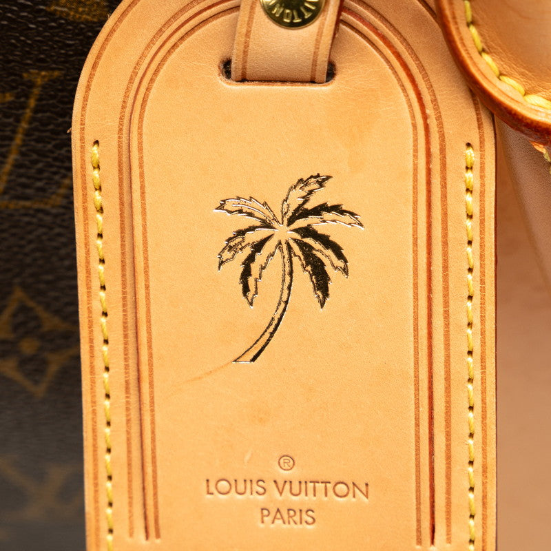 Louis Vuitton Monogram Carryr Boston Bag M40074 Brown PVC Leather  Louis Vuitton
