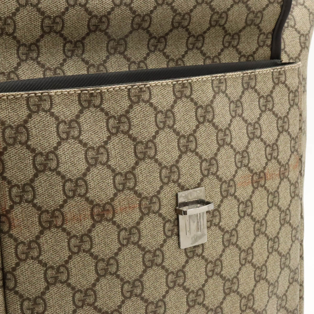 GUCCI Gucci GG Spring GG Plus r Bag  Toddler Bag PVC Leather Carquibbean Dark Brown 108832