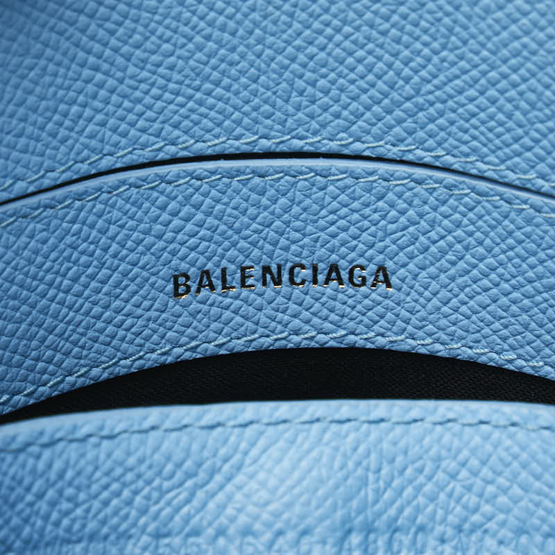 Balenciaga Villa Top Handle XXS Handbag Shoulder Bag 2WAY 550646 Light Blue Leather  BALENCIAGA