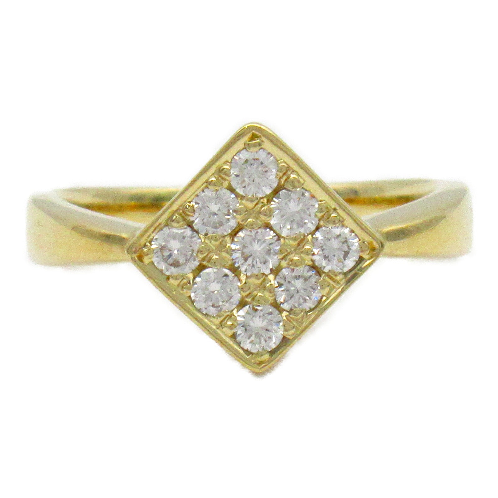 Jewelry Jewelry Diamond Ring Ring Ring Jewelry K18 (Yellow G) Diamond  Clear Diamond 4.7g
