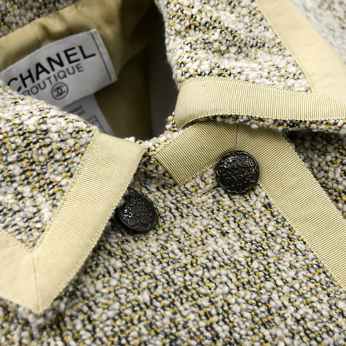 Chanel 單排扣夾克 米色 97A 