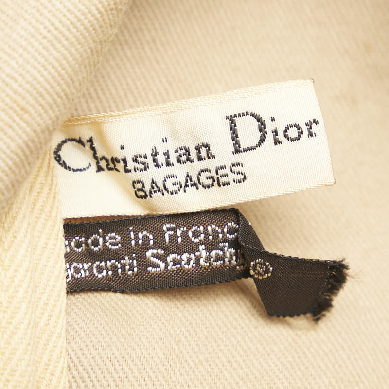 Dior Traveller Boston Travel Bag Brown Canvas Leather  Dior