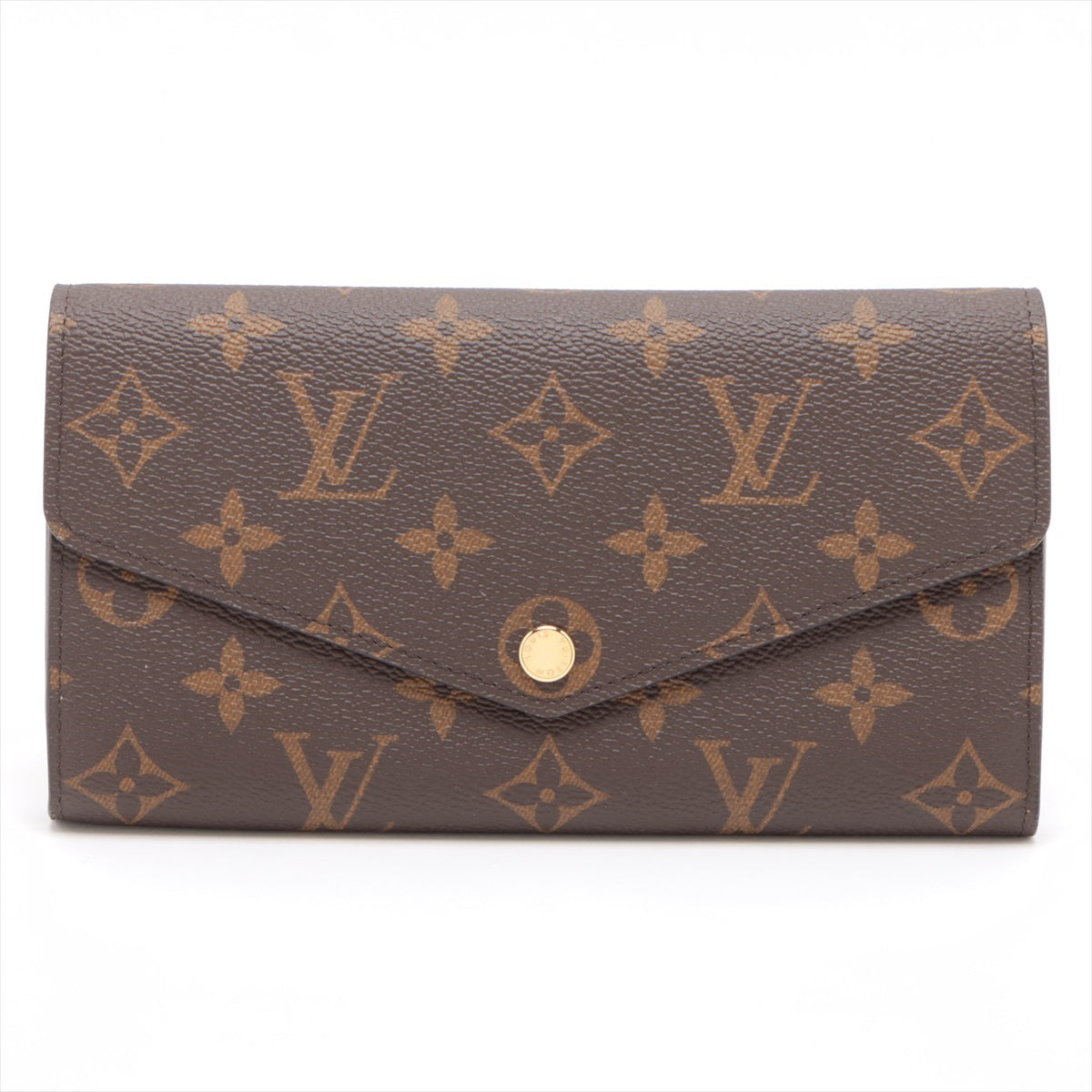 Louis Vuitton Monogram Portfolio Sarah M60531 Brown Long Wallet