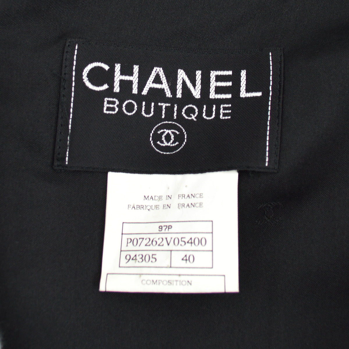 Chanel 1997 spring double-breasted wool jacket 