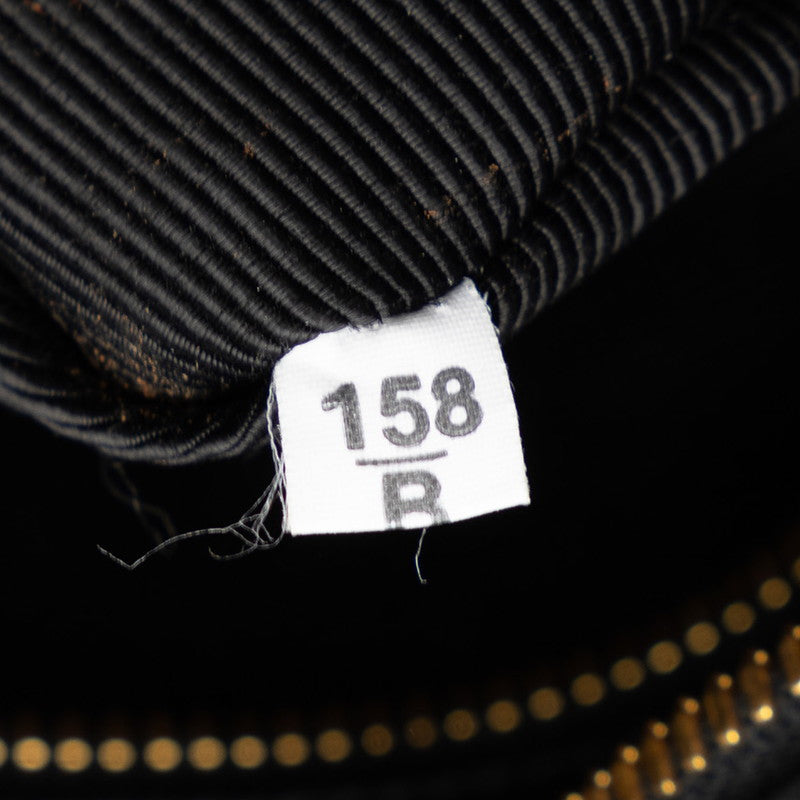 Prada Logo G  Handbag Shoulder Bag 2WAY 1BA164 Black Leather  Prada
