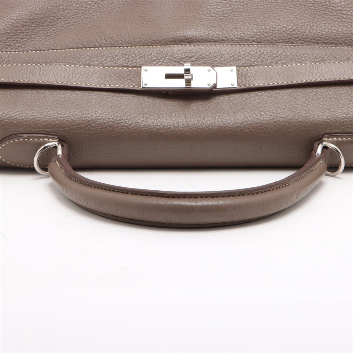 Hermes Kelly 35 clement Brown Silver G  K2007