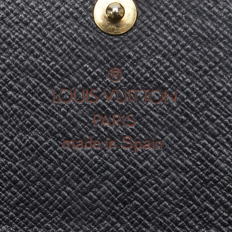 Louis Vuitton Epi Pochette Portemoney Credity Long Wallet M63572 Noneir Black Leather  Louis Vuitton