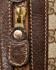 Gucci  Gucci GG Supreme Sy Line  Shoulder Bag Brown Beige PVC Leather  Gucci Gucci