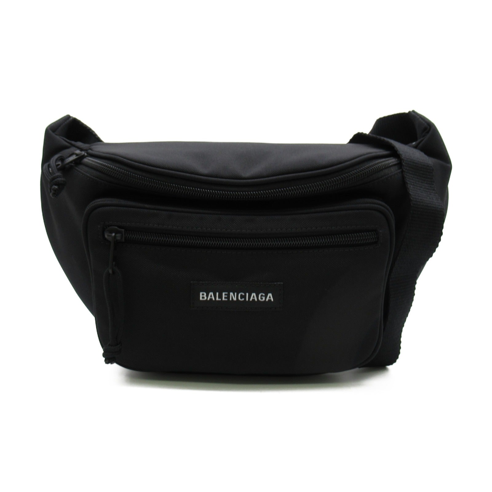 BALENCIAGA EXPLORER Belt Bag Waistern Bag  Canvas Black 4823892JMF71000