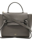 Celine Micro Belt Bag 2WAY Handbag Leather Gr Gold  180153