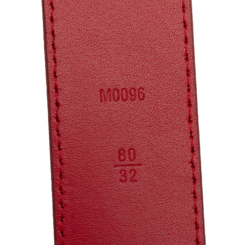 Louis Vuitton Monogram New Wave Sanctuary Belt 32/80 M0096 Red Multicolor Leather  Louis Vuitton