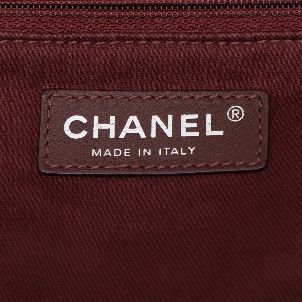 Chanel Matrasse Leather 2WAY Handbag Brown Silver Gold  14th