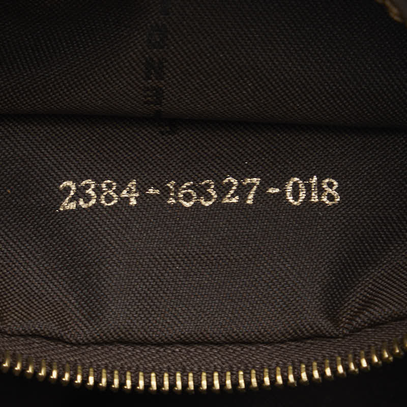 Fendi Zubo 手提包 迷你波士頓包 米色棕色乙烯基皮革 Fendi