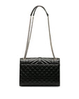 Saint Laurent Envelope Medium Chain  Shoulder Bag 600185 Black Leather  Saint Laurent