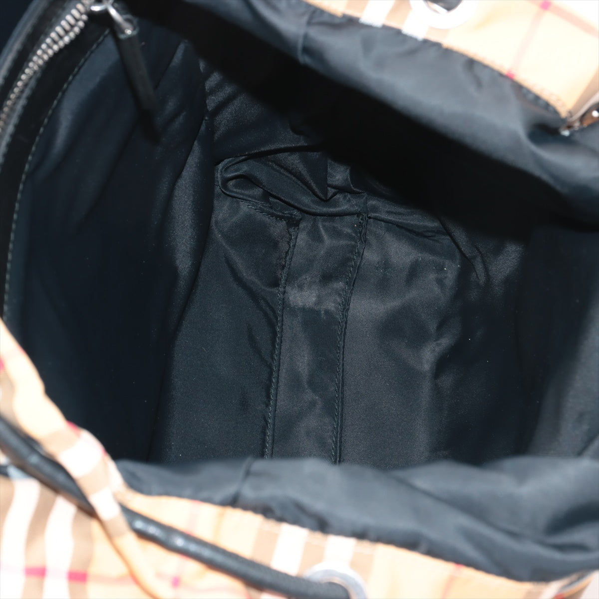 Burberry Nova Check Nylon x Leather Backpack/Rucksack Beagle