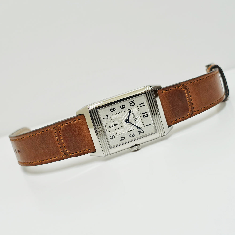 JAEGER LECOULTRE  Jaeger Le Coultre Levels Classic  Small Second Q3858520 SS Leather Silver