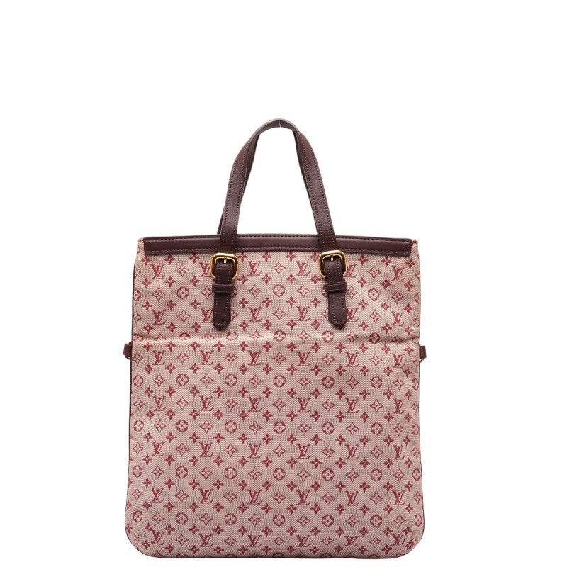 Louis Vuitton Monogram Mini French Tote Bag 2WAY M92210 Cherry Pink Linen Leather  Louis Vuitton