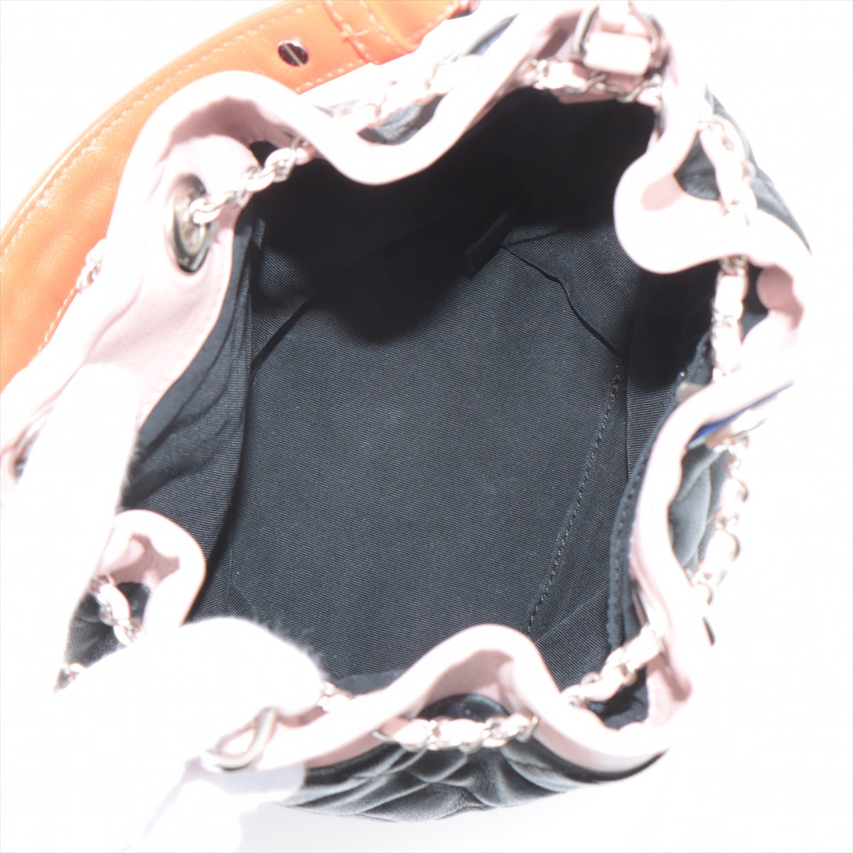 Chanel Matrasse hine Handle Shoulder Bag Black Silver G  23rd