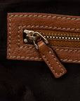 Gucci GG canvas handbag Tote bag 198075 brown canvas leather ladies GUCCI