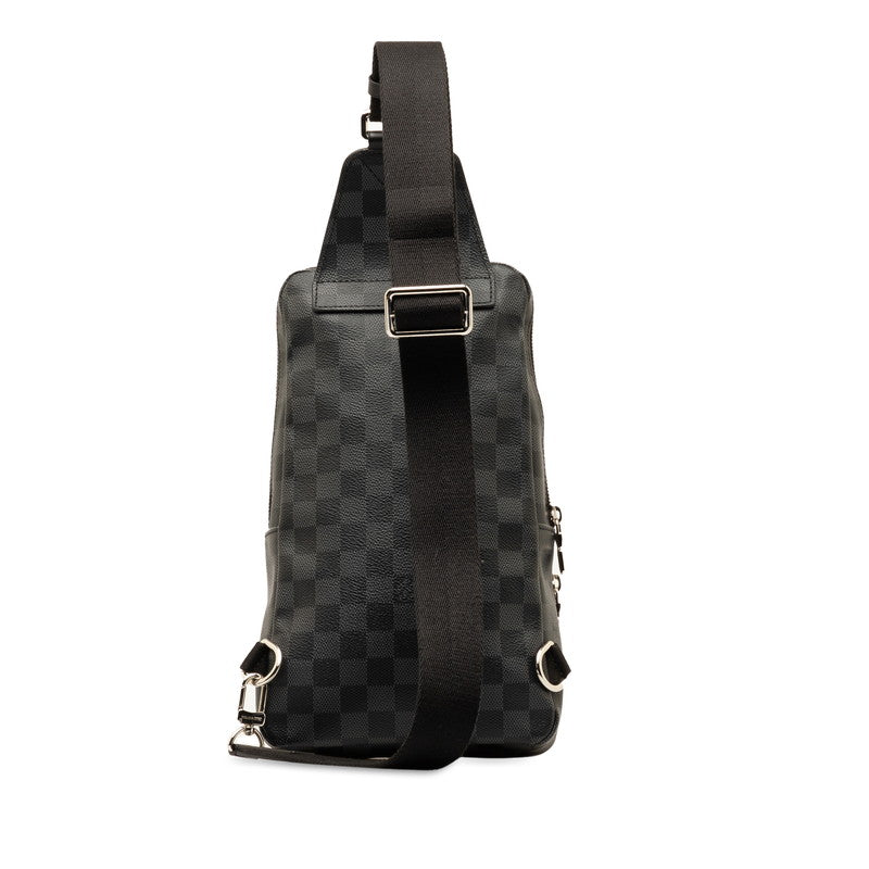 Louis Vuitton Damier Graphite Avenue Sling Bag Body Bag Waist Bag N41719 Black PVC Leather  Louis Vuitton