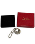 Cartier Heart Motif Logo Charm Silver Metal  Cartier