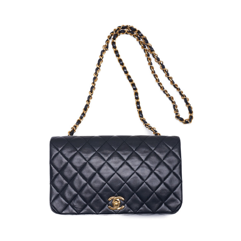 Chanel Matrasse Full Flap Chain Shoulder  Black  Shoulder Bag  Shoulder Bag Ladies Shoulder Bag Hybrid 【 Ship】【SS】 Rush Mountain Online